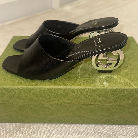 Gucci interlocking G leather mule - Picture 1 of 7